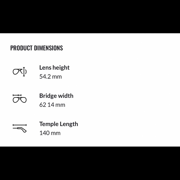 Brand new, never worn. Ray-Ban aviators polarized in black and gold.unisex! - Picture 9 of 9